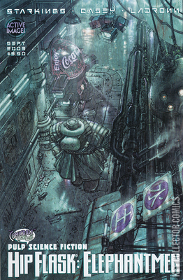 Hip Flask: Elephantmen