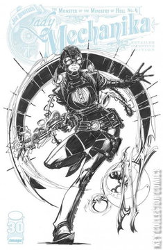 Variant Cover for Lady Mechanika: The Monster of the Ministry of Hell #4