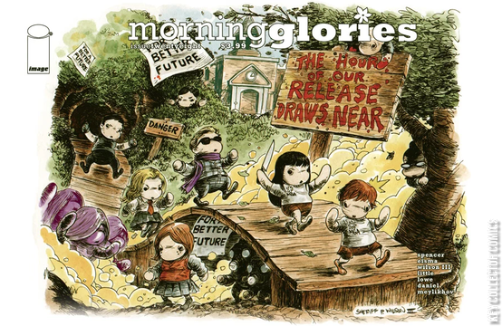 Variant Cover for Morning Glories #28