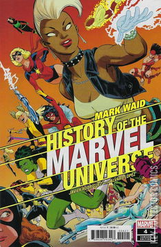 Variant Cover for History of the Marvel Universe #4