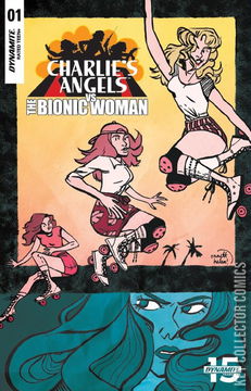 Variant Cover for Charlie's Angels vs. The Bionic Woman #1