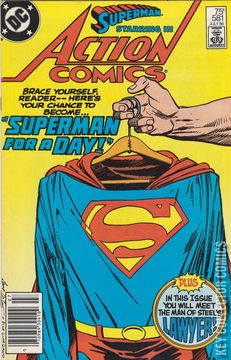Variant Cover for Action Comics #581