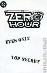 Variant Cover for Zero Hour: Crisis in Time #0