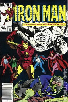 Variant Cover for Iron Man #190