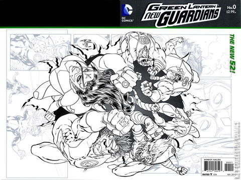 Variant Cover for Green Lantern: New Guardians #0