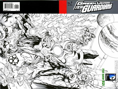 Variant Cover for Green Lantern: New Guardians #7