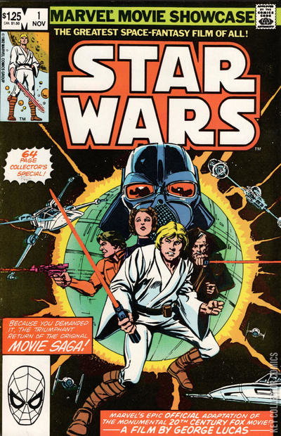 Marvel Movie Showcase featuring Star Wars #1 (1982) – Value, Key