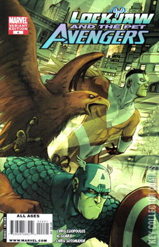 Variant Cover for Lockjaw and the Pet Avengers #4