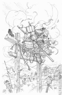 Variant Cover for Teenage Mutant Ninja Turtles: The Last Ronin – The Lost Years #1