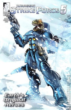 Variant Cover for Jurassic Strike Force 5 #1