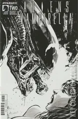 Variant Cover for Aliens / Vampirella #2