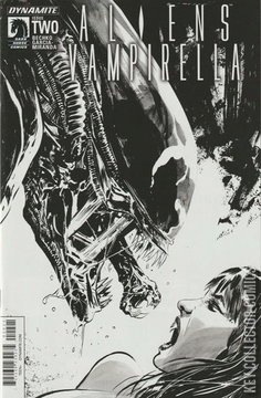 Variant Cover for Aliens / Vampirella #2
