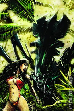 Variant Cover for Aliens / Vampirella #4