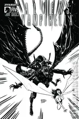 Cover for Aliens / Vampirella #5