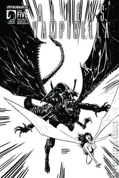 Variant Cover for Aliens / Vampirella #5