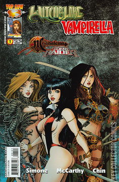 Variant Cover for Tomb Raider / Witchblade / Magdalena / Vampirella #1