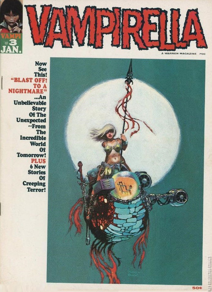 少年漫画 Vampirella #107 August 1982, Warren 少年漫画 Vampirella #107 August 1982, Warren Vampirella #107