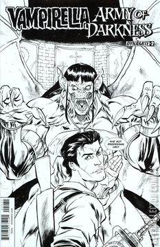 Variant Cover for Vampirella / Army of Darkness #2