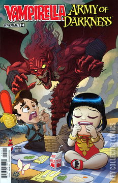 Variant Cover for Vampirella / Army of Darkness #4