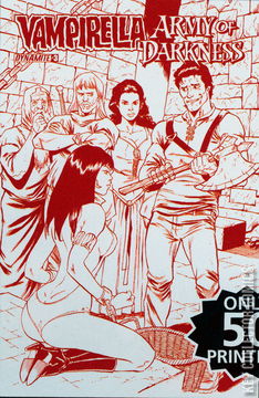 Variant Cover for Vampirella / Army of Darkness #3
