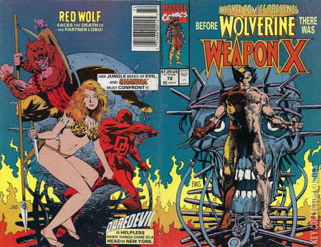 Variant Cover for Marvel Comics Presents #72