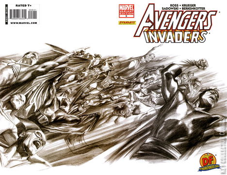 Variant Cover for Avengers / Invaders #9