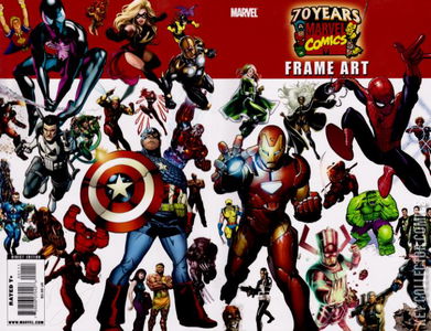 Marvel 70th Anniversary Frame Art