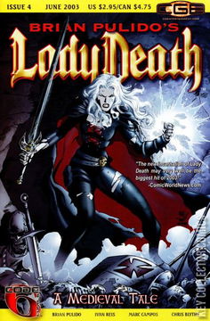 Variant Cover for Lady Death: A Medieval Tale #4