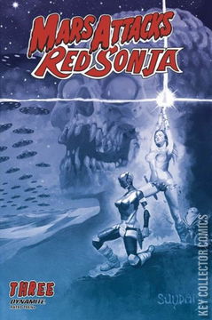 Variant Cover for Mars Attacks / Red Sonja #3