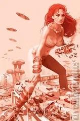 Variant Cover for Mars Attacks / Red Sonja #5