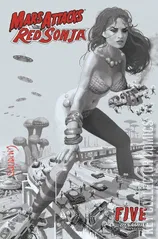 Variant Cover for Mars Attacks / Red Sonja #5