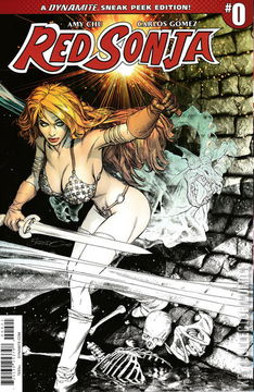 Variant Cover for Red Sonja #0