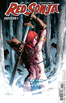 Variant Cover for Red Sonja #3