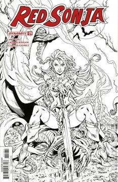 Variant Cover for Red Sonja #21