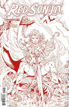 Variant Cover for Red Sonja #21