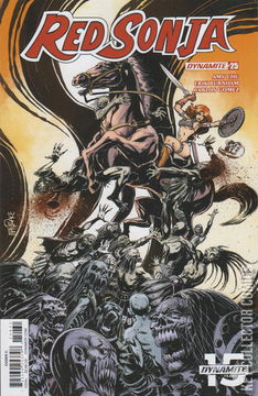 Variant Cover for Red Sonja #25