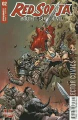 Variant Cover for Red Sonja: Birth of the She-Devil #2