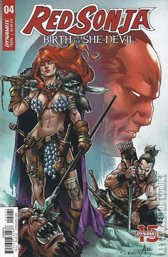 Variant Cover for Red Sonja: Birth of the She-Devil #4
