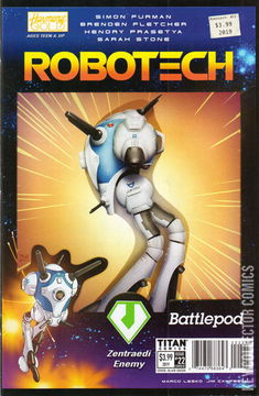 Variant Cover for Robotech #22