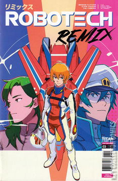 Variant Cover for Robotech: Remix #3