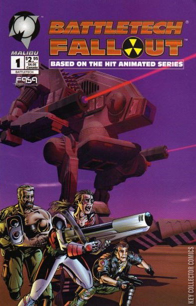 Battletech: Fallout #1 Published December 1994 | Key Co