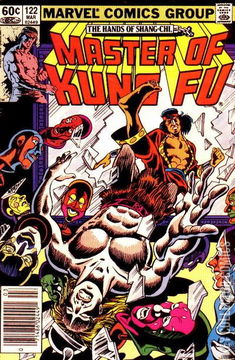 Variant Cover for Master of Kung Fu #122