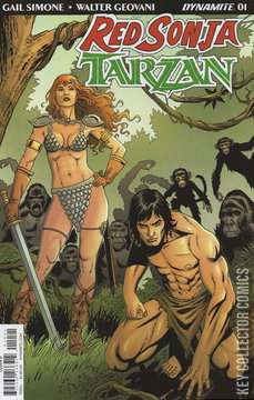 Variant Cover for Red Sonja / Tarzan #1