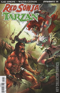 Variant Cover for Red Sonja / Tarzan #1