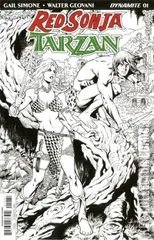 Variant Cover for Red Sonja / Tarzan #1