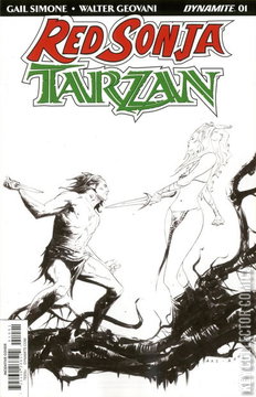 Variant Cover for Red Sonja / Tarzan #1