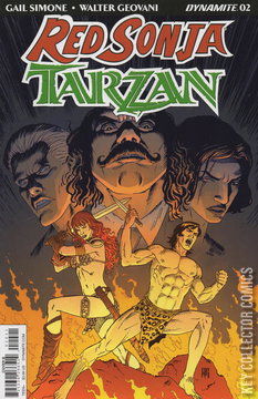 Variant Cover for Red Sonja / Tarzan #2