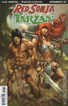 Variant Cover for Red Sonja / Tarzan #2