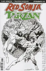 Variant Cover for Red Sonja / Tarzan #2