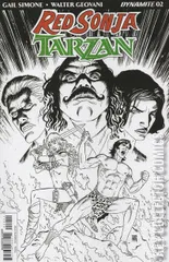Variant Cover for Red Sonja / Tarzan #2